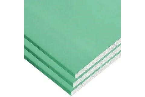 Плита гипсовая влагостойкая  БЕЛГИПС 9,5 мм (ГСП H2- ГОСТ 32614-2012 (EN 520.2009)- УК 9,5-1200-2500, РБ). Цена м.кв. c НДС