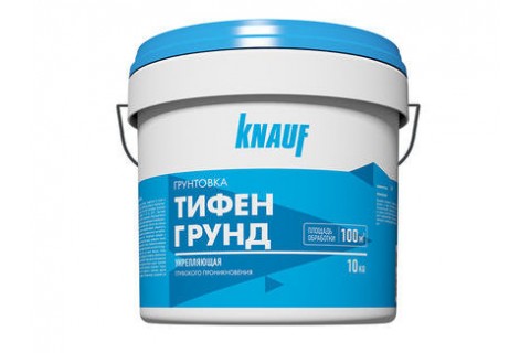 Грунтовка укрепляющая глубокого проникновения КНАУФ-ТИФЕНГРУНД, 10 кг.