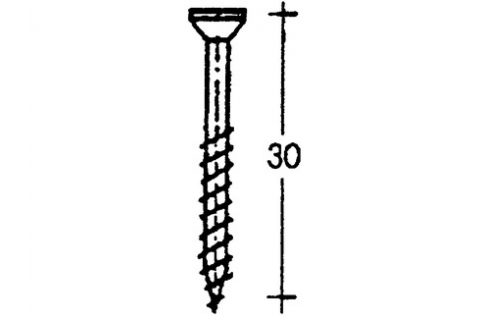 Шурупы SN 3,5х30 мм (1000 шт/упак) Шурупы SN 3,5х30 мм (1000 шт/упак)