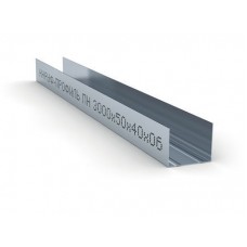 KNAUF Профиль направляющий (ПН) 50x40x0,6 (Длина: 3 м.). Цена за 1 м.п.