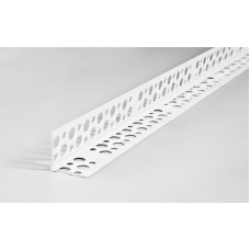ПВХ профиль угловой перфорированный 25x25х3000 (РФ)