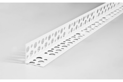 ПВХ профиль угловой перфорированный 25x25х3000 (РФ)