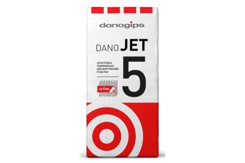 Cухая полимерная шпатлевка DANO JET 5 (25 кг.)