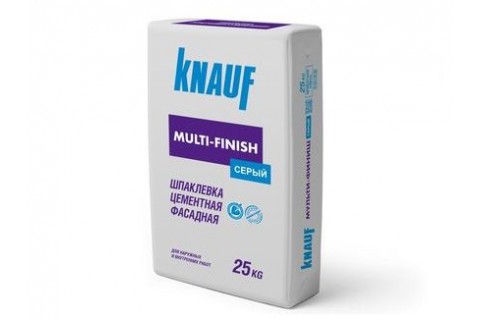 Шпаклёвка КНАУФ-МУЛЬТИ-ФИНИШ «СЕРЫЙ», 25 кг. Шпаклёвка КНАУФ-МУЛЬТИ-ФИНИШ «СЕРЫЙ», 25 кг.