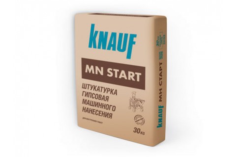 Штукатурка гипсовая машинного нанесения КНАУФ-МН СТАРТ, 30 кг. Штукатурка гипсовая машинного нанесения КНАУФ-МН СТАРТ, 30 кг.